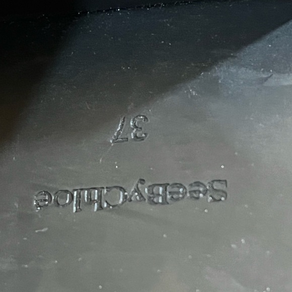 See by Chloe Mallory Suede Chelsea Boots/ booties like new size 37 - Picture 10 of 11